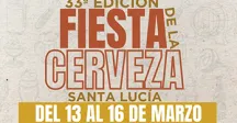 Santa Lucía celebra la 33ª edición de la Fiesta de la Cerveza 