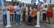 Inauguración de obras de consolidación vial en ciudad de Canelones 