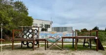Se inauguró un nuevo espacio para el encuentro en la Plaza del Tanque en Villa Argentina 