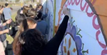 Infancias y adolescencias llenaron de color los muros de Canelones junto a Agó Páez Vilaró 