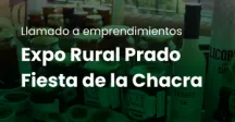 Convocatoria a emprendedores para Expo Prado y Fiesta de la Chacra 