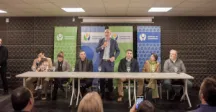 Con gran presencia de público quedaron instalados cuatro municipios del santoral canario 