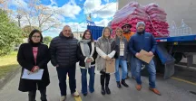 Canelones recibió donación de papas de ANSEPA para reforzar la alimentación durante ola de frío 