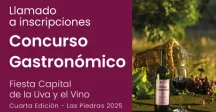 Inscripciones para el Concurso Gastronómico de la Fiesta Capital de la Uva y el Vino 