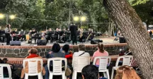 La Orquesta Departamental llenó de música el atardecer del Parque Artigas de Pando 