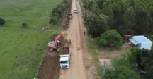 Comenzaron las obras de ensanche y pavimentación del Camino de los Fusilados 