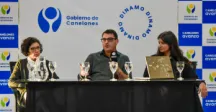 Autoridades de la Dirección General de Gestión Ambiental y del Gabinete Territorial del Gobierno de Canelones presentando las nuevas medidas 